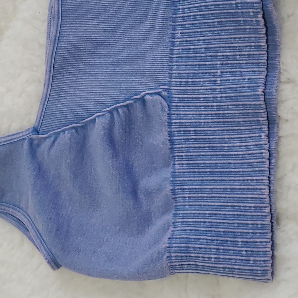 Free People Good Karma Bra Light Blue - Picture 3 of 8